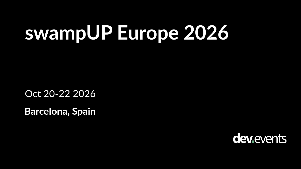 swampUP Europe 2026