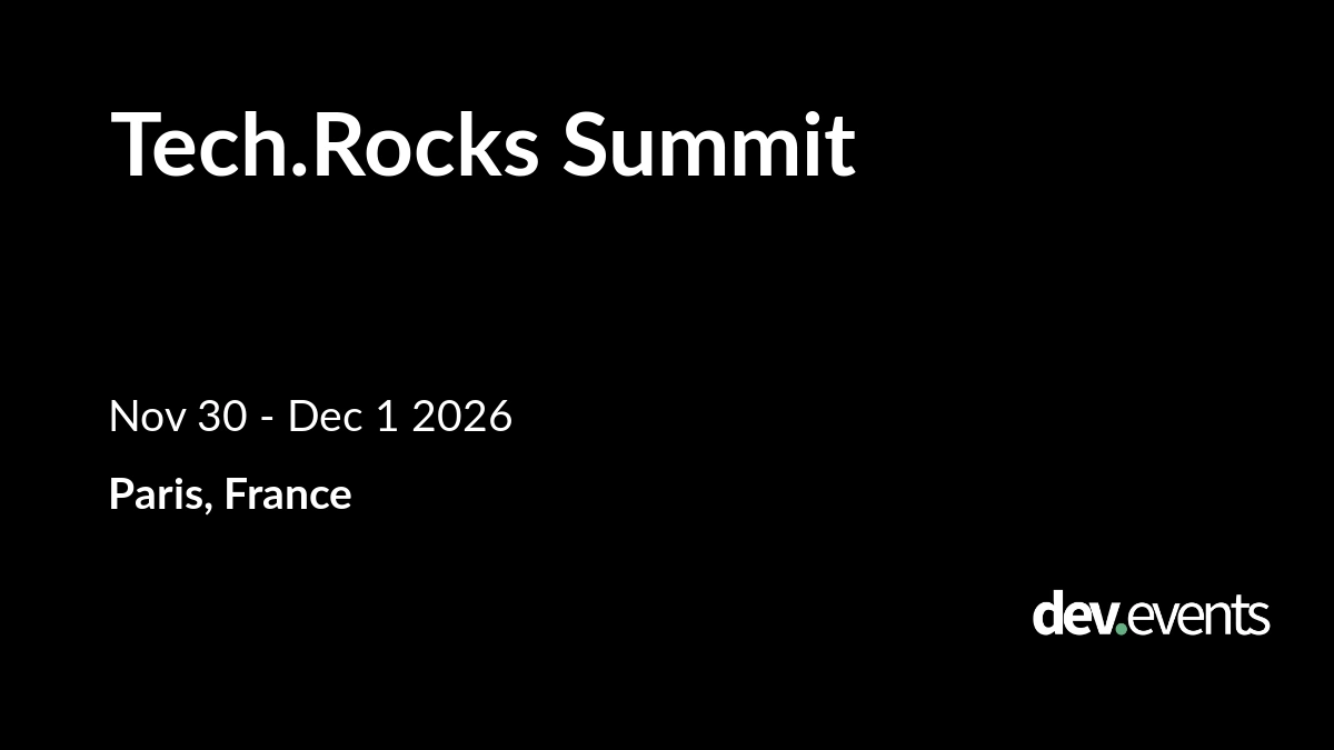 Tech.Rocks Summit