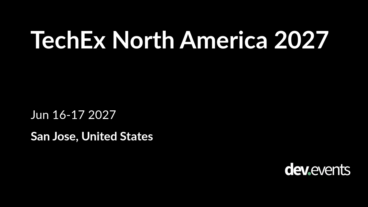 TechEx North America 2027