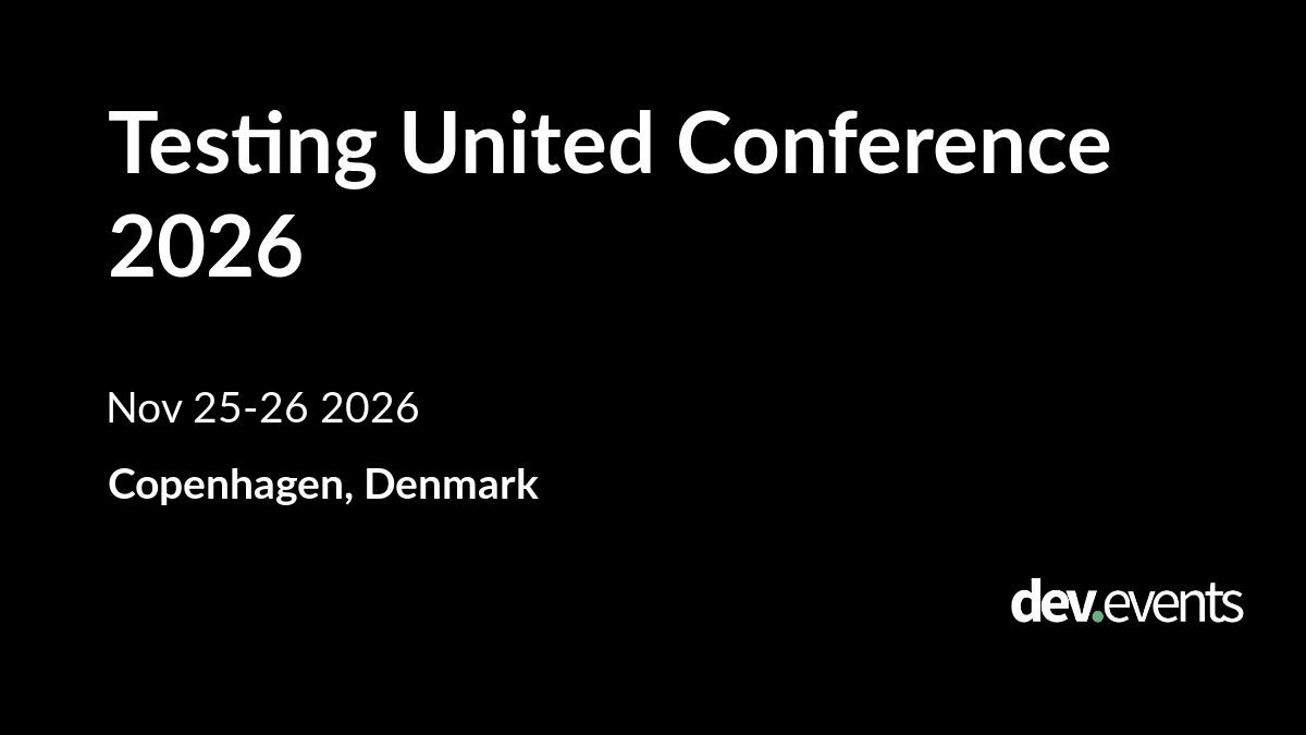 Testing United Conference 2026