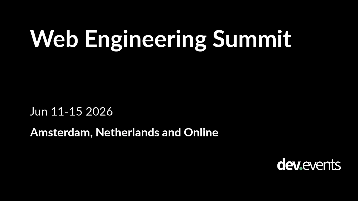 Web Engineering Summit