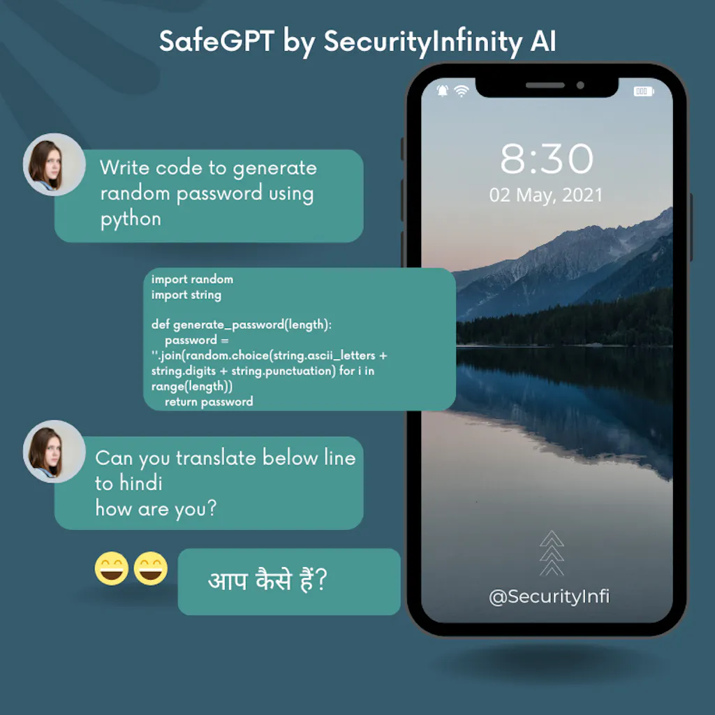 SafeGPT by SecurityInfinity AI