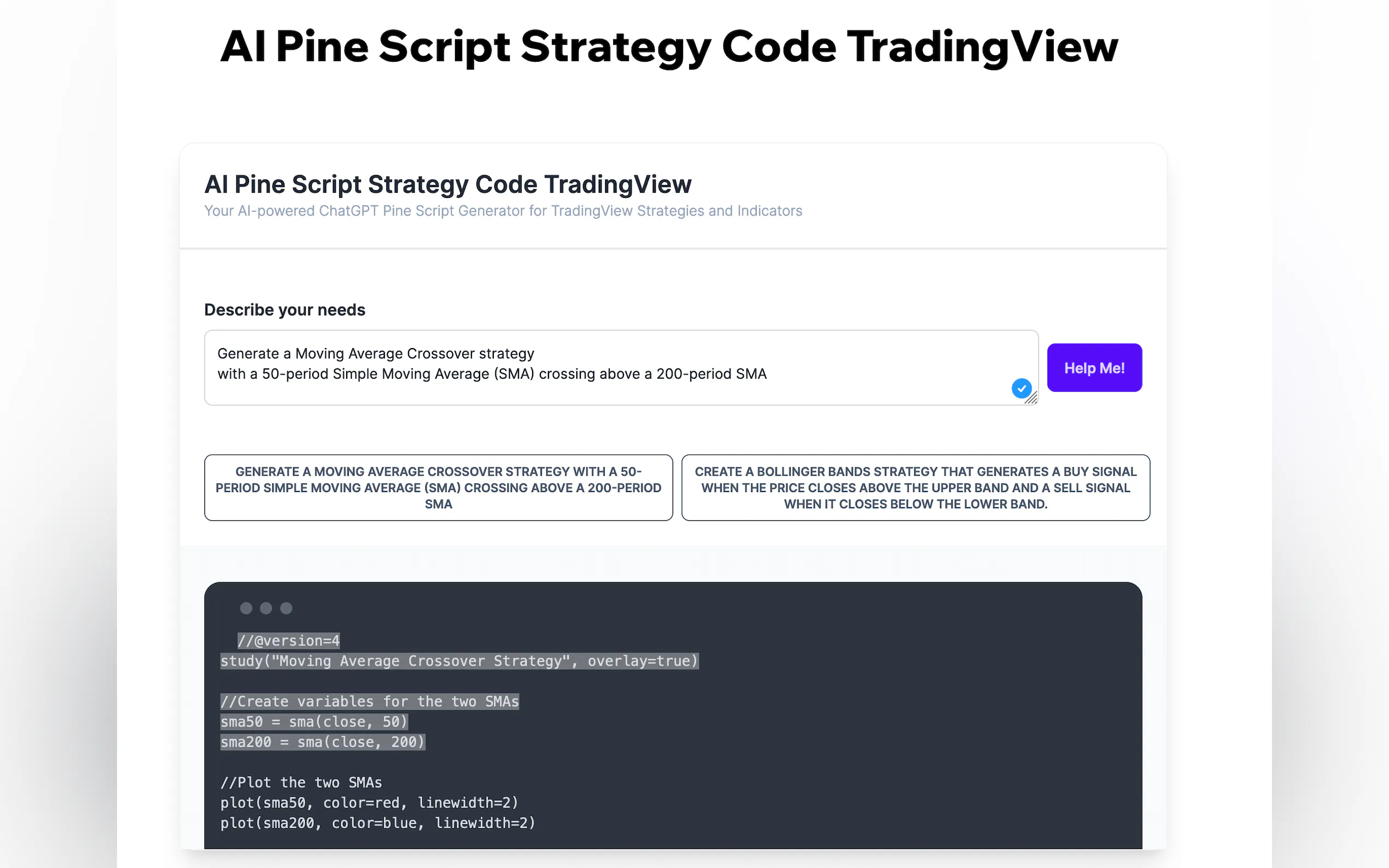 ScriptGenAI: Pine Script Code Generator - AI Tool Information, Latest ...