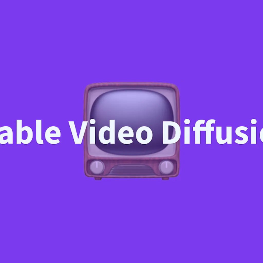 Stable Video Diffusion - Img2Video