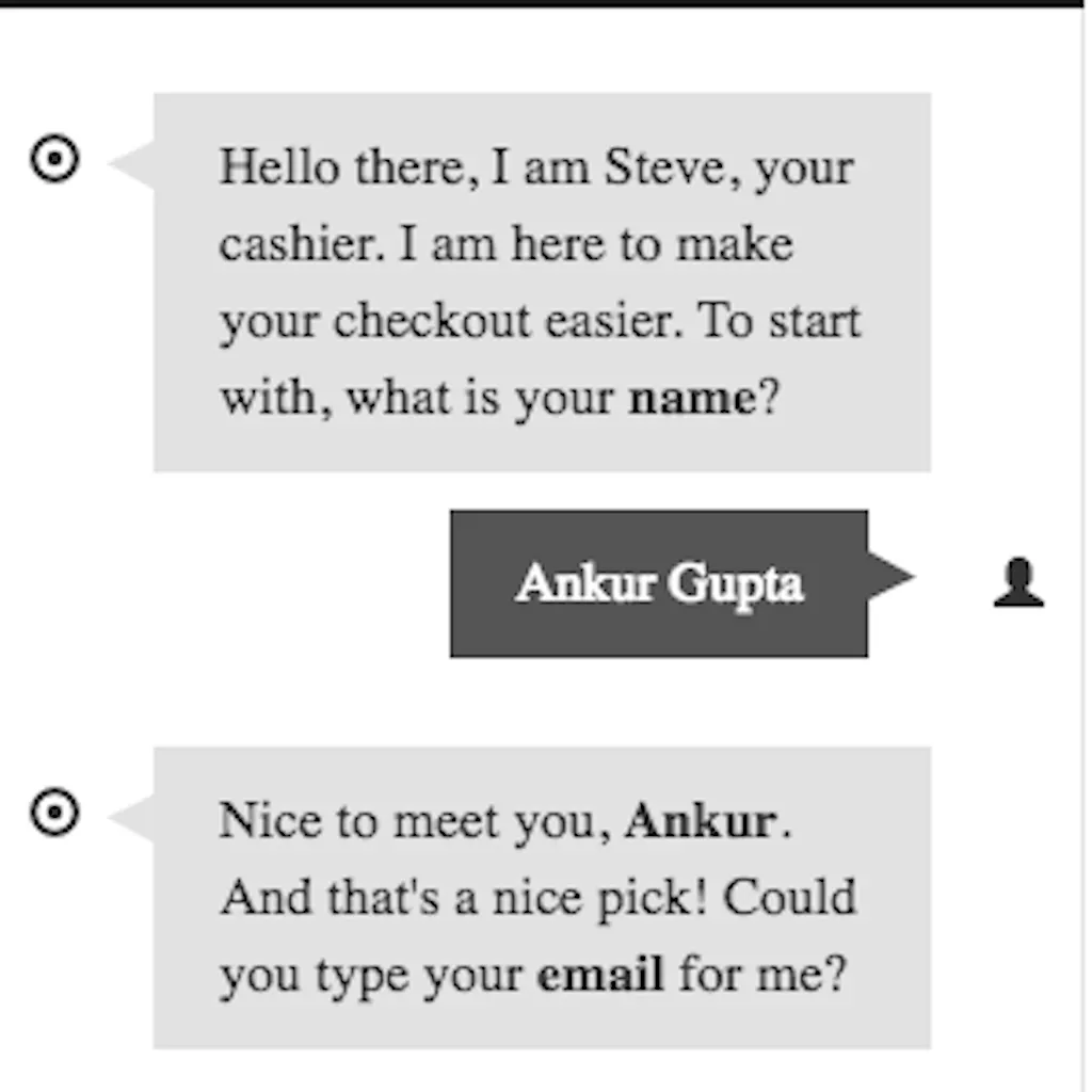 Steve: Checkout assistant chatbot