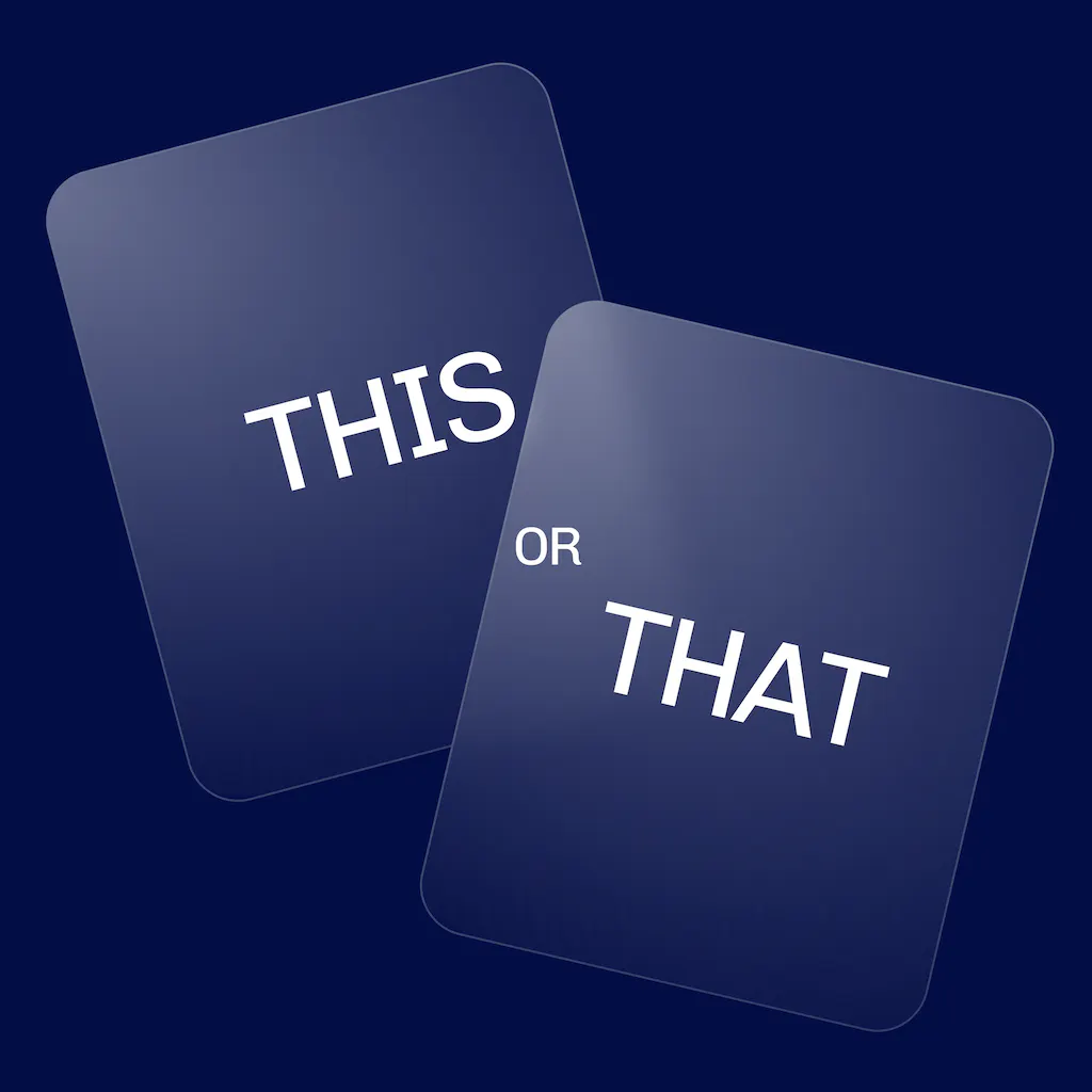 "This or That" AI Quiz