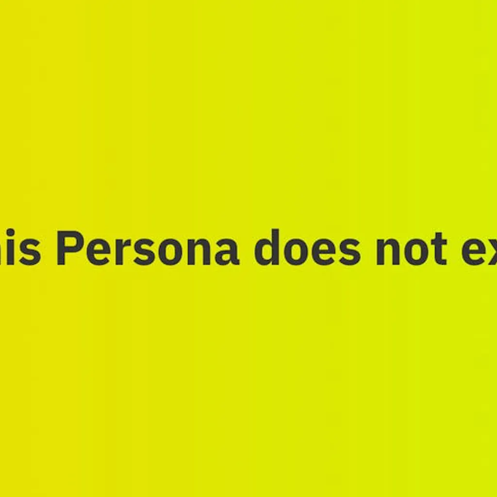 This Persona Does Not Exist
