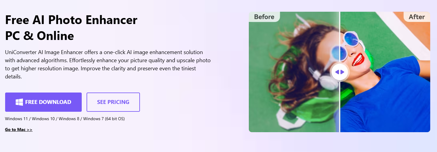 UniConverter AI Image Enhancer 