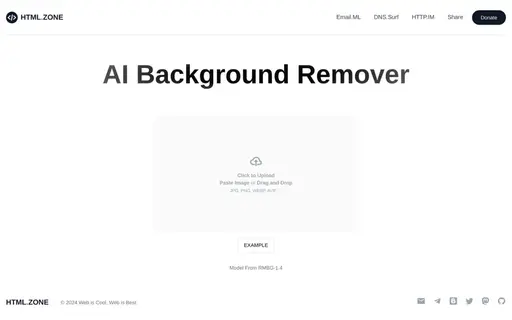 AI Background Remover by HTML Zone