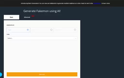 AI Pokemon generator