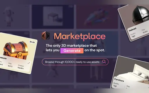 AI-powered 3D Marketplace