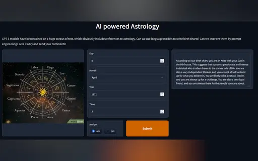 AI Powered Astrology