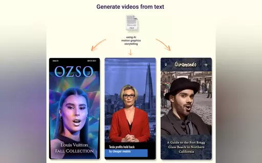 AI-powered video creator