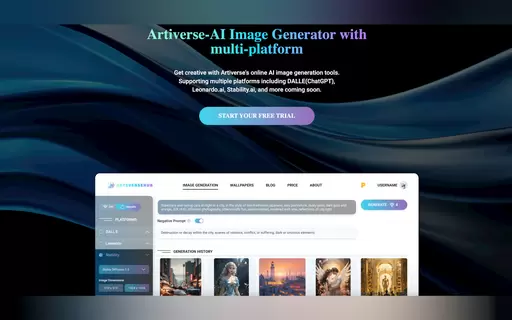  ArtiverseHub AI Image Generator