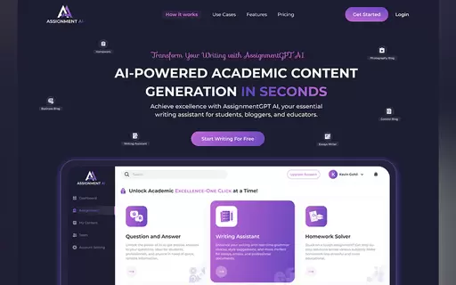 AssignmentGPT AI - Writing Assistant