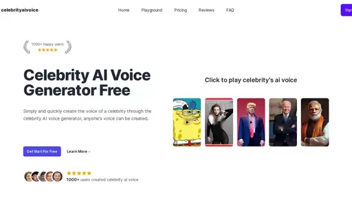 Celebrity AI Voice