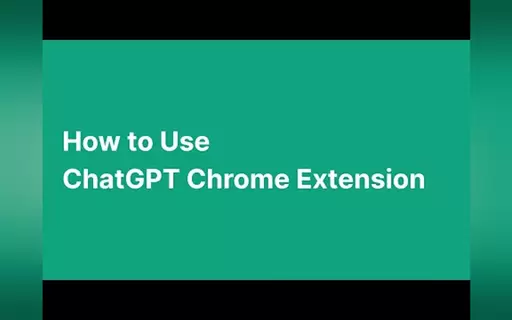 ChatGPT for Chrome Extension