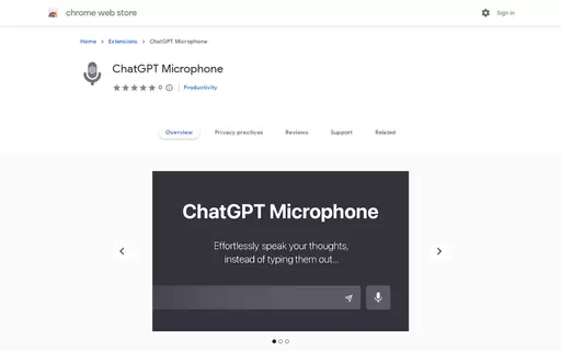 ChatGPT Microphone