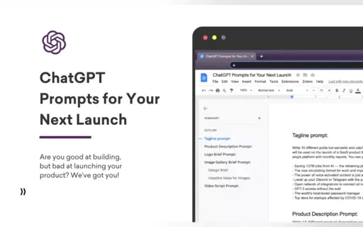 ChatGPT Prompts for Your Next Launch