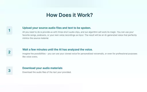 Clone Anyone's voice in seconds with AI