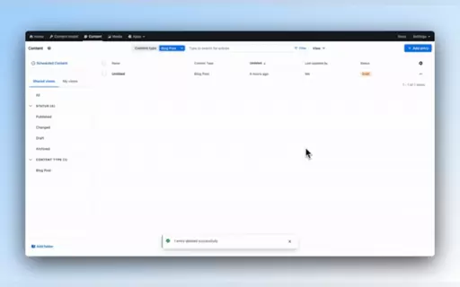 Contenda + Contentful Integration
