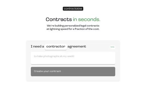 Contractable