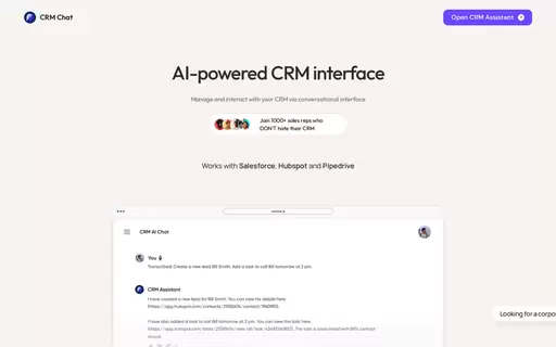 CRM Chat