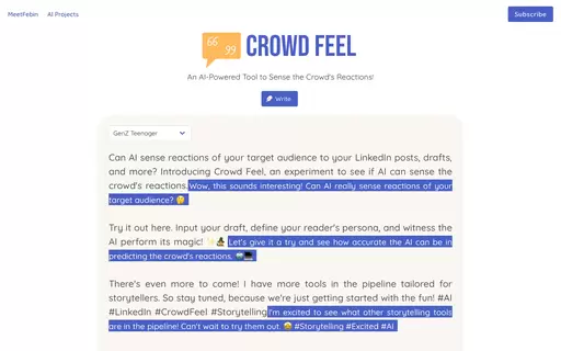 Crowd Feel