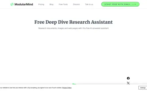 Deep Dive Research Assistant