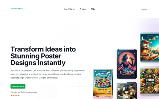 Easy Posters AI banner