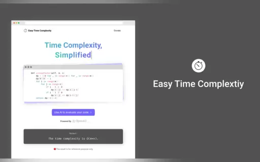 Easy Time Complexity