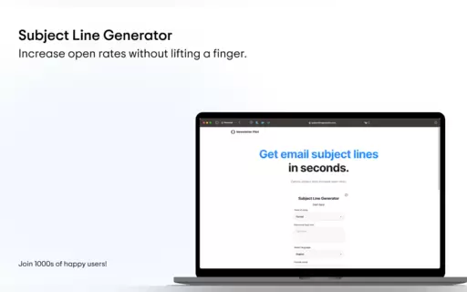 Email Subject Line Generator.