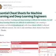 Essential Cheat Sheets for Machine Learning and Deep Learning Engineers