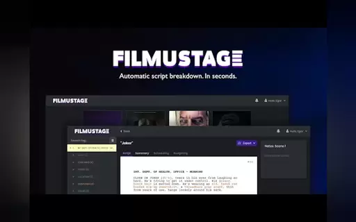 Filmustage