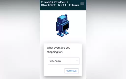 FindGiftsFor ChatGPT gift search