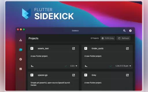 Flutter Sidekick 