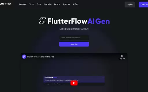 FlutterFlow AI Gen