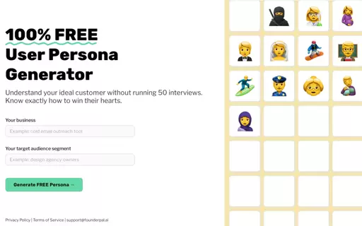 FounderPal Persona Generator