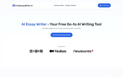 Free AI Essay Writer