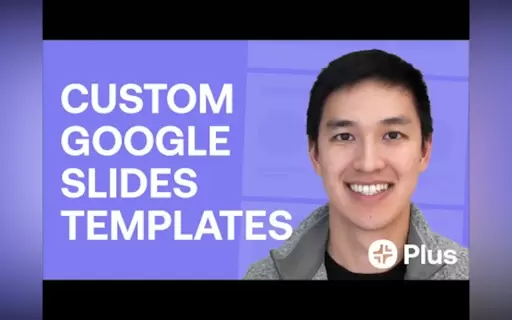 Free Google Slides template by Plus AI