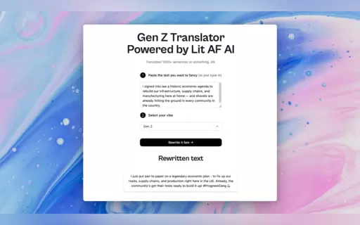 Gen Z Translator