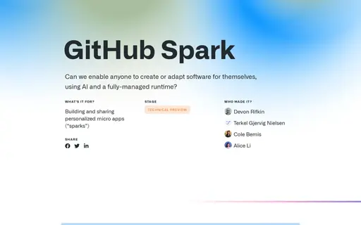 GitHub Spark