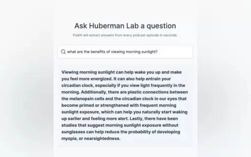 Huberman Lab Search Engine