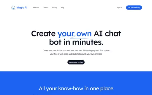 MagicAI Chatbots