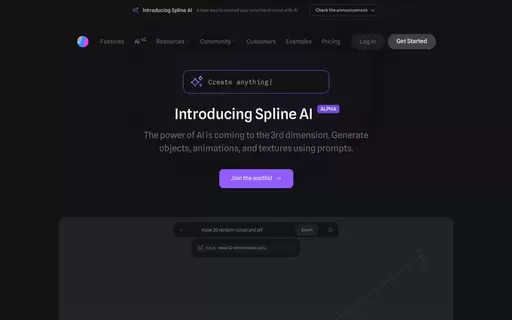 Spline AI (Alpha)