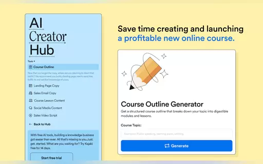 The AI Creator Hub by Kajabi