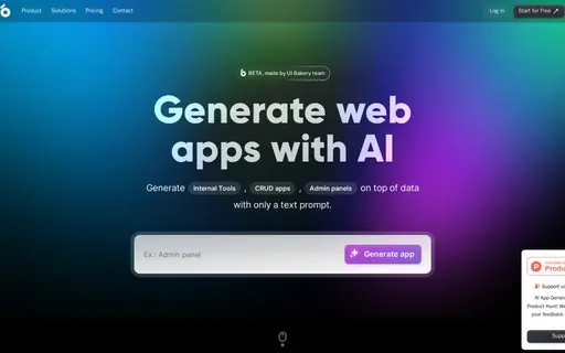 UI Bakery AI Apps