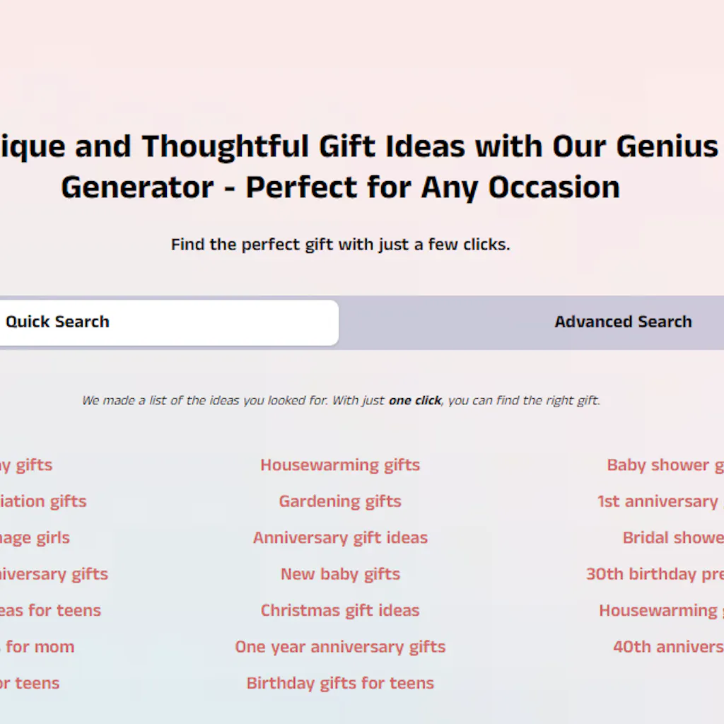 Your perfect presents